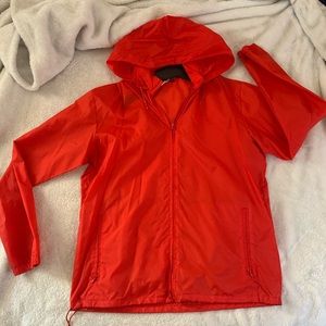 Red Windbreaker